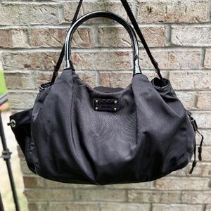 Kate Spade Nylon Weekender Bag Black